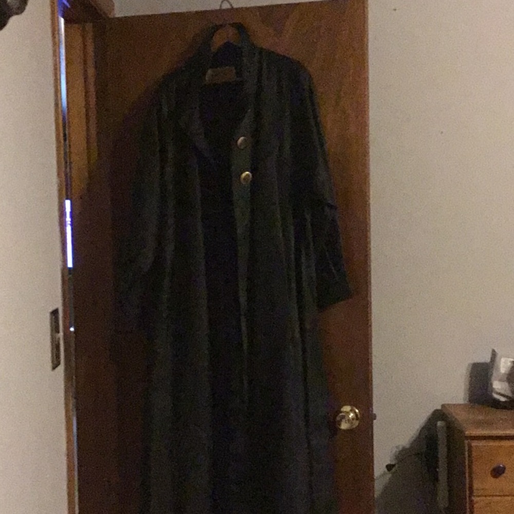Ladies Leather Trench Coat